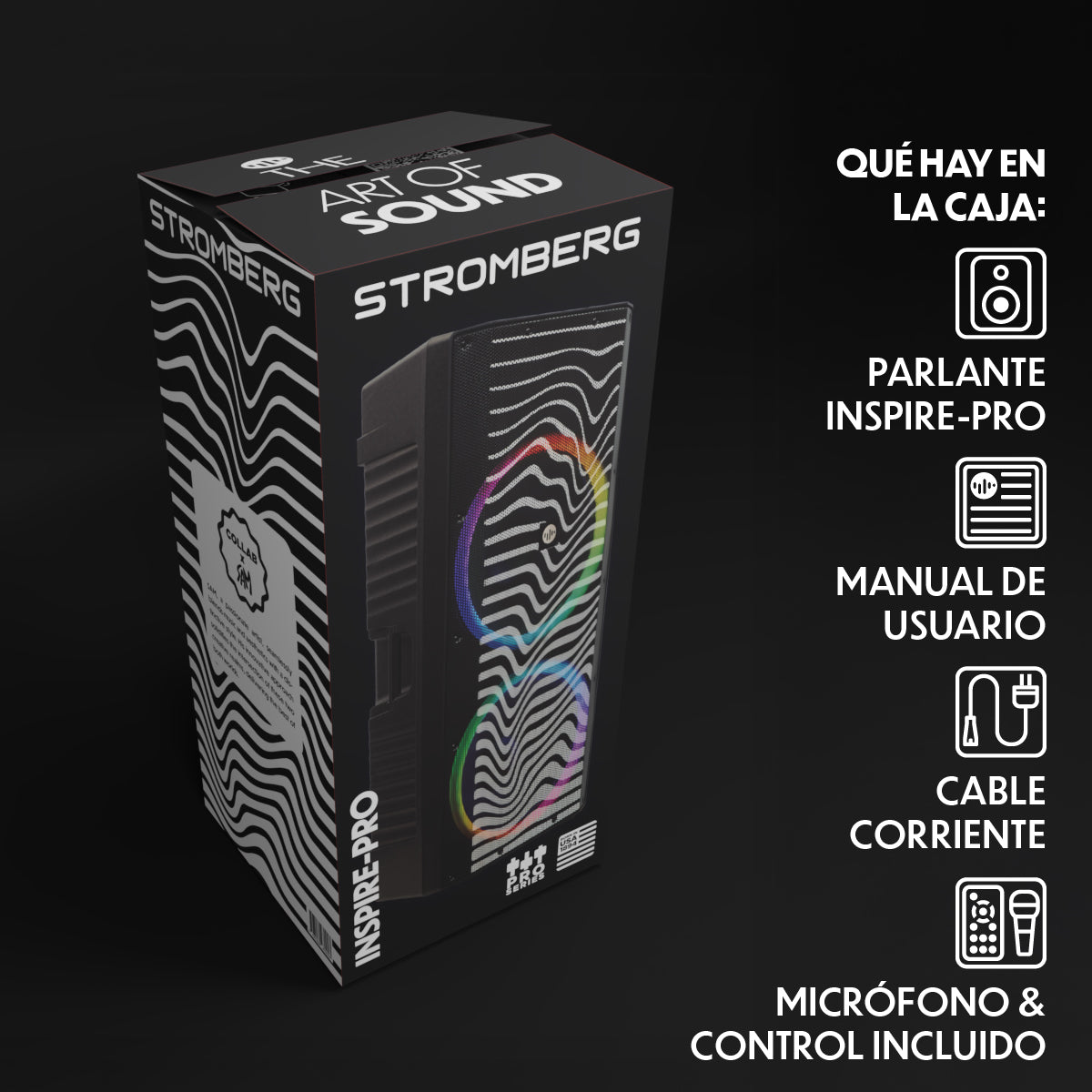 Parlante profesional Bafle Inspire Pro Stromberg Latam