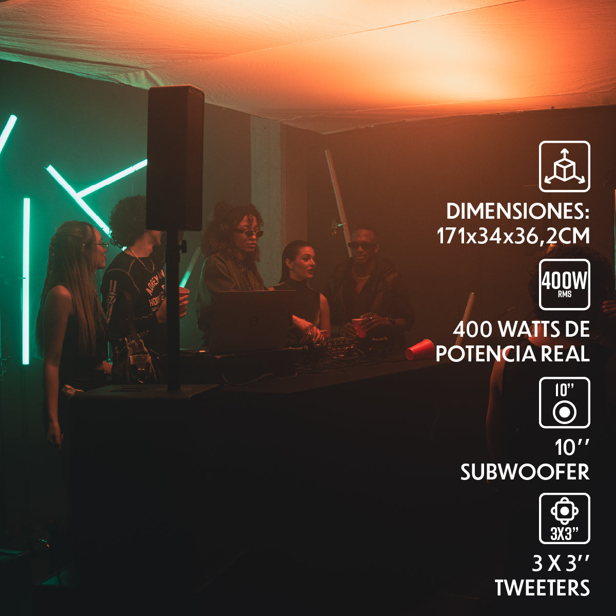 Parlante profesional Bafle Ripple Pro + auricular Eclipse de regalo! Stromberg