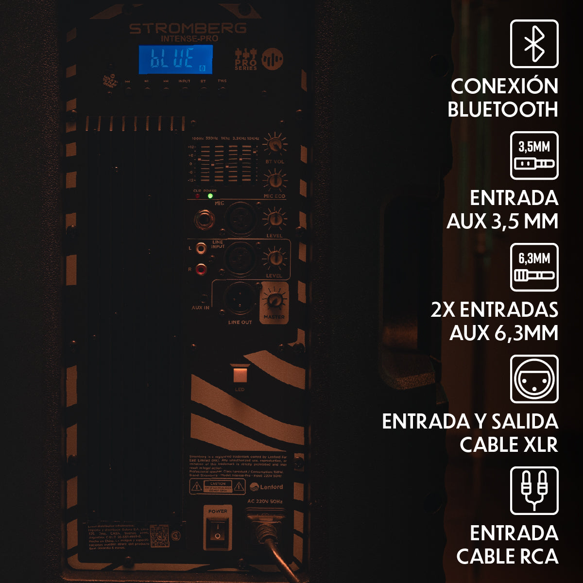 Parlante profesional Bafle Intense-pro Stromberg Latam 