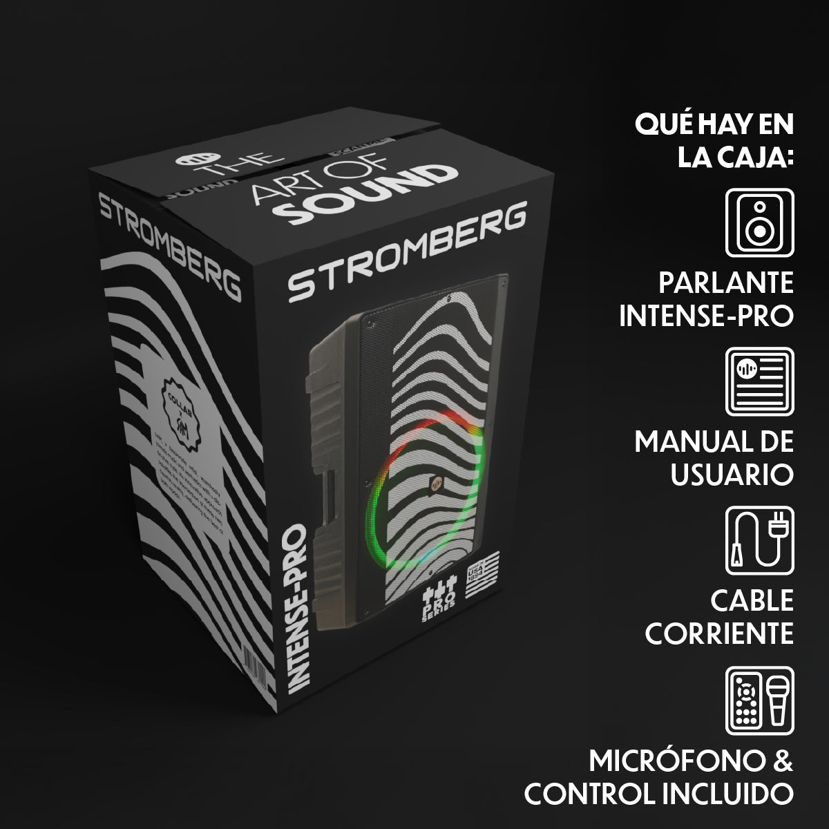 Parlante profesional Bafle Intense-pro Stromberg Latam 