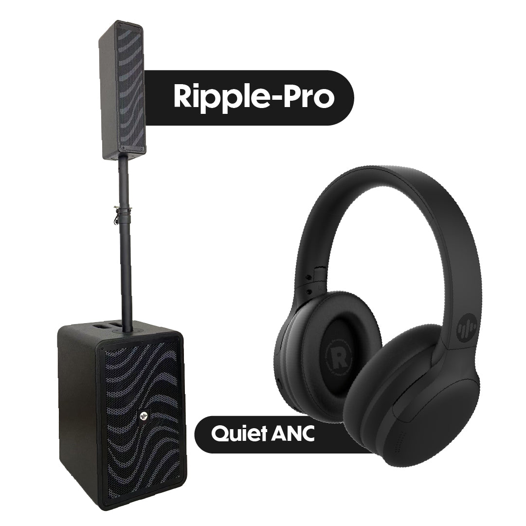 Combo Ripple Pro + Quiet ANC Negro
