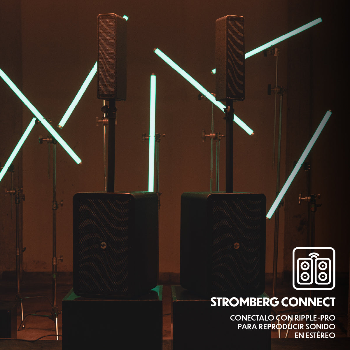 Parlante profesional Bafle Ripple Pro + auricular Eclipse de regalo! Stromberg 